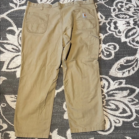 Carhartt Men's Tan Work Pants size 44x30 - Picture 5 of 5